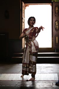 Veda in Bharata Natyam Dress