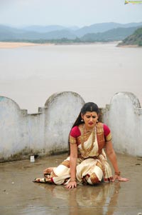 Veda in Bharata Natyam Dress