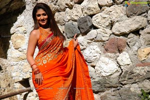 Nayanthara in Orange Dress