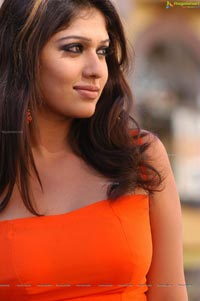 Nayanthara in Orange Dress
