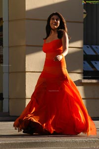 Nayanthara in Orange Dress