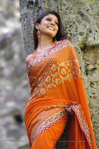 Nayanthara in Orange Dress