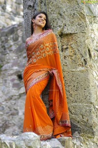 Nayanthara in Orange Dress