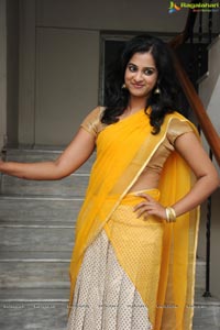 Nanditha in Saree