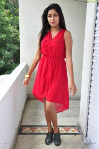 Sai Akshatha in Red Dress