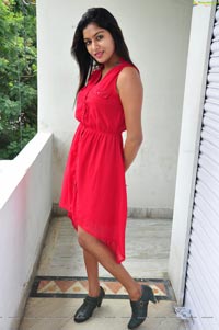 Sai Akshatha in Red Dress