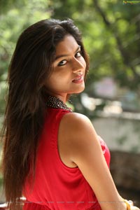 Sai Akshatha in Red Dress