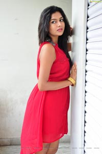 Sai Akshatha in Red Dress