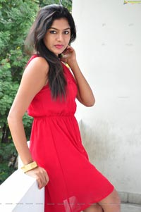 Sai Akshatha in Red Dress