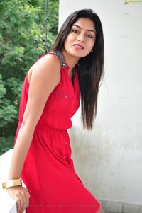 Sai Akshatha in Red Dress