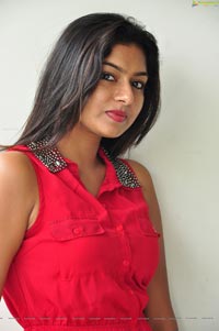 Sai Akshatha in Red Dress