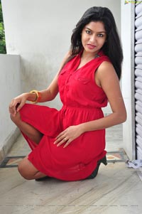 Sai Akshatha in Red Dress