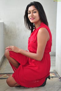 Sai Akshatha in Red Dress