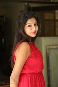 Sai Akshatha in Red Dress