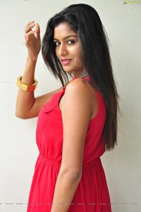 Sai Akshatha in Red Dress