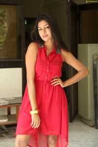 Sai Akshatha in Red Dress