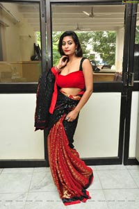 Monica Thompson in Saree