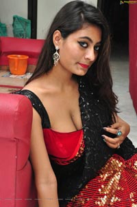 Monica Thompson in Saree