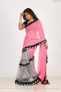 Sameera Sherief in Saree