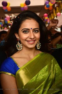 Rakul Preet Singh Green Saree