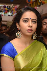 Rakul Preet Singh Green Saree