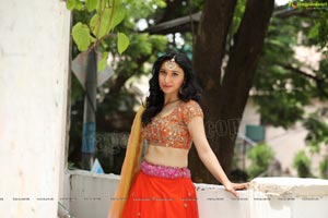 Sakshi Kakkar Orange Dress