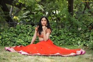 Sakshi Kakkar Orange Dress