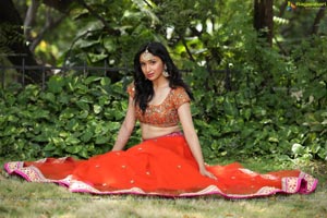 Sakshi Kakkar Orange Dress