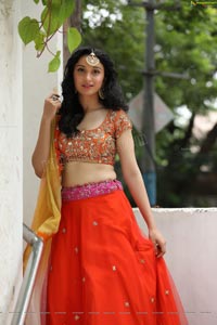 Sakshi Kakkar Orange Dress