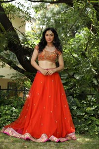 Sakshi Kakkar Orange Dress