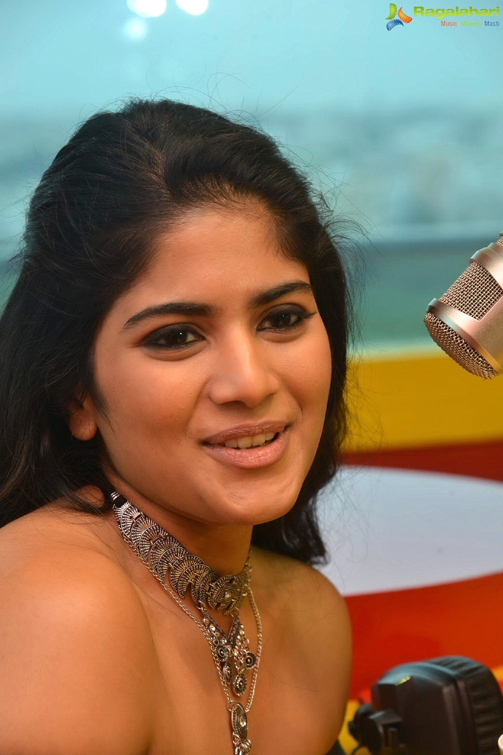 Megha Akash At Radio Mirchi
