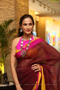 Shilpa Reddy in Pink Saree