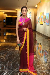 Shilpa Reddy in Pink Saree