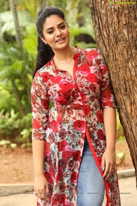 Sreemukhi At Good Bad Ugly PM