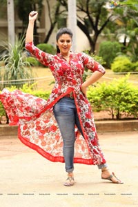 Sreemukhi At Good Bad Ugly PM