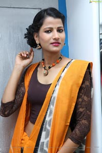 Amita Behara at Silk & Cotton Expo Curtain Raiser