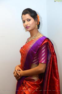 Amitha in Saree