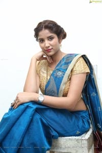 Durga Chowdary at Silk & Cotton Expo Curtain Raiser