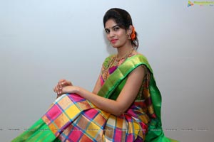 Harshitha in Saree