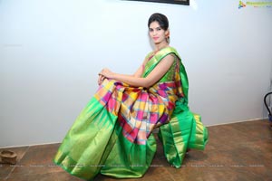 Harshitha in Saree