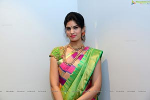 Harshitha in Saree