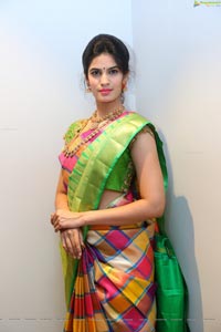 Harshitha in Saree