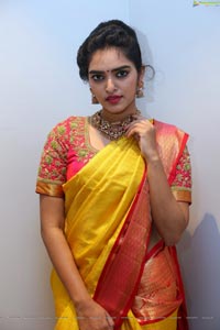 Hena in Saree