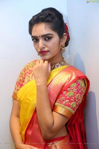 Hena in Saree