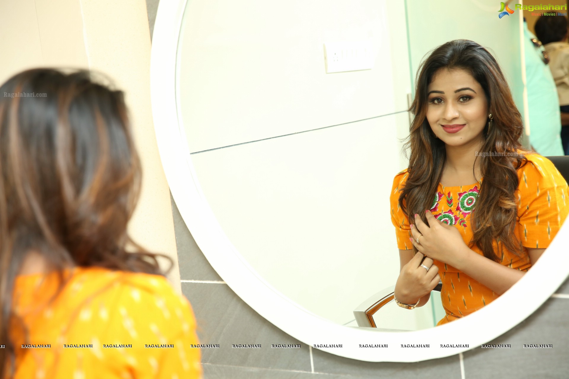 Manali Rathod at Be You Family Salon & Bridal Studio Launch