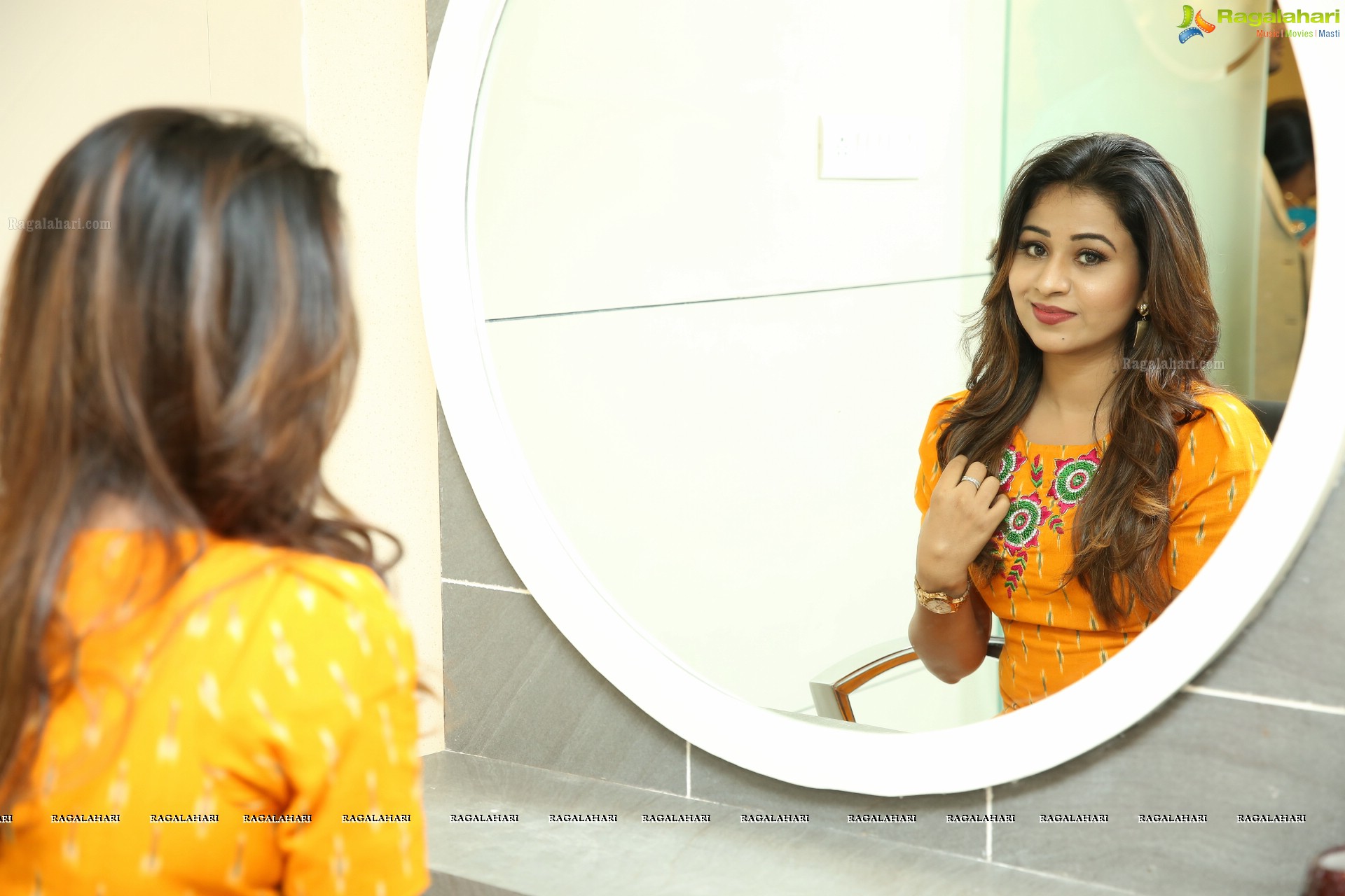 Manali Rathod at Be You Family Salon & Bridal Studio Launch