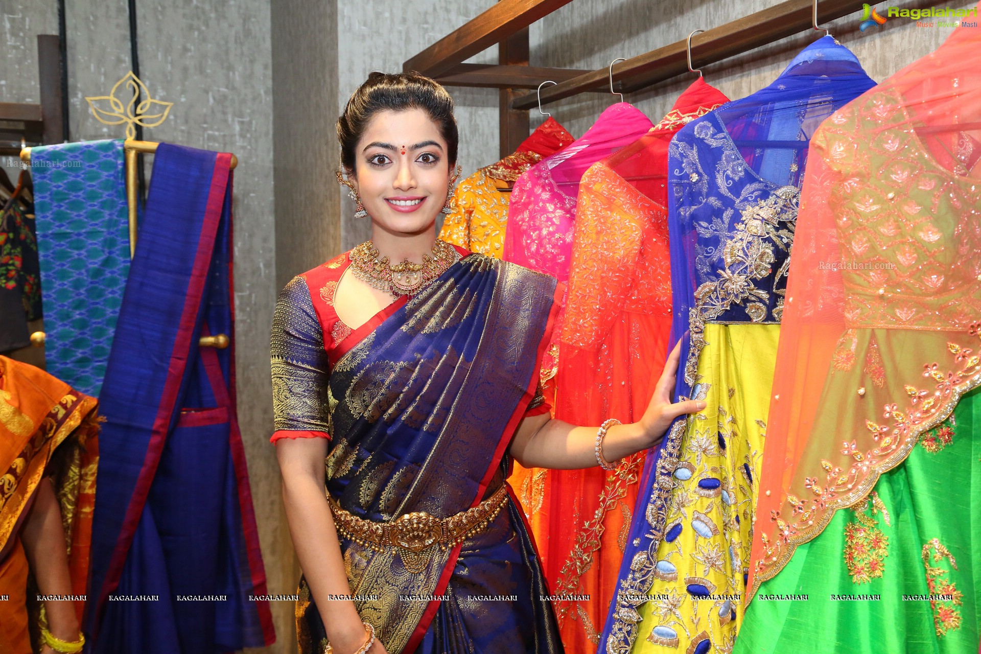 Rashmika Mandanna at Mugdha Store Launch (High Definition Photos)