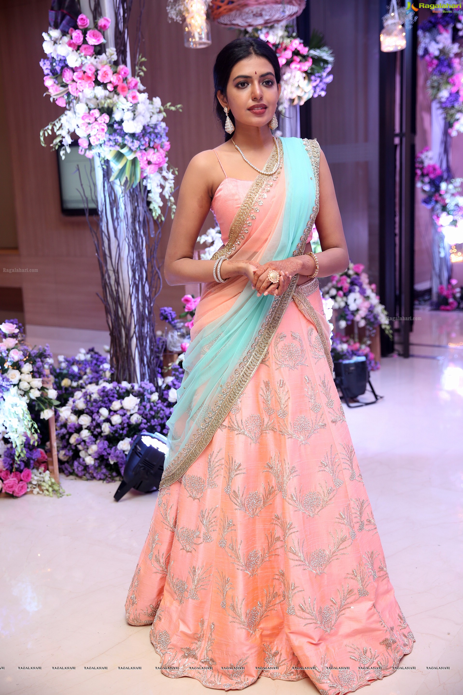 Shivani Rajasekhar at Karthi-Depthi Engagement Ceremony (High Definition Photos)