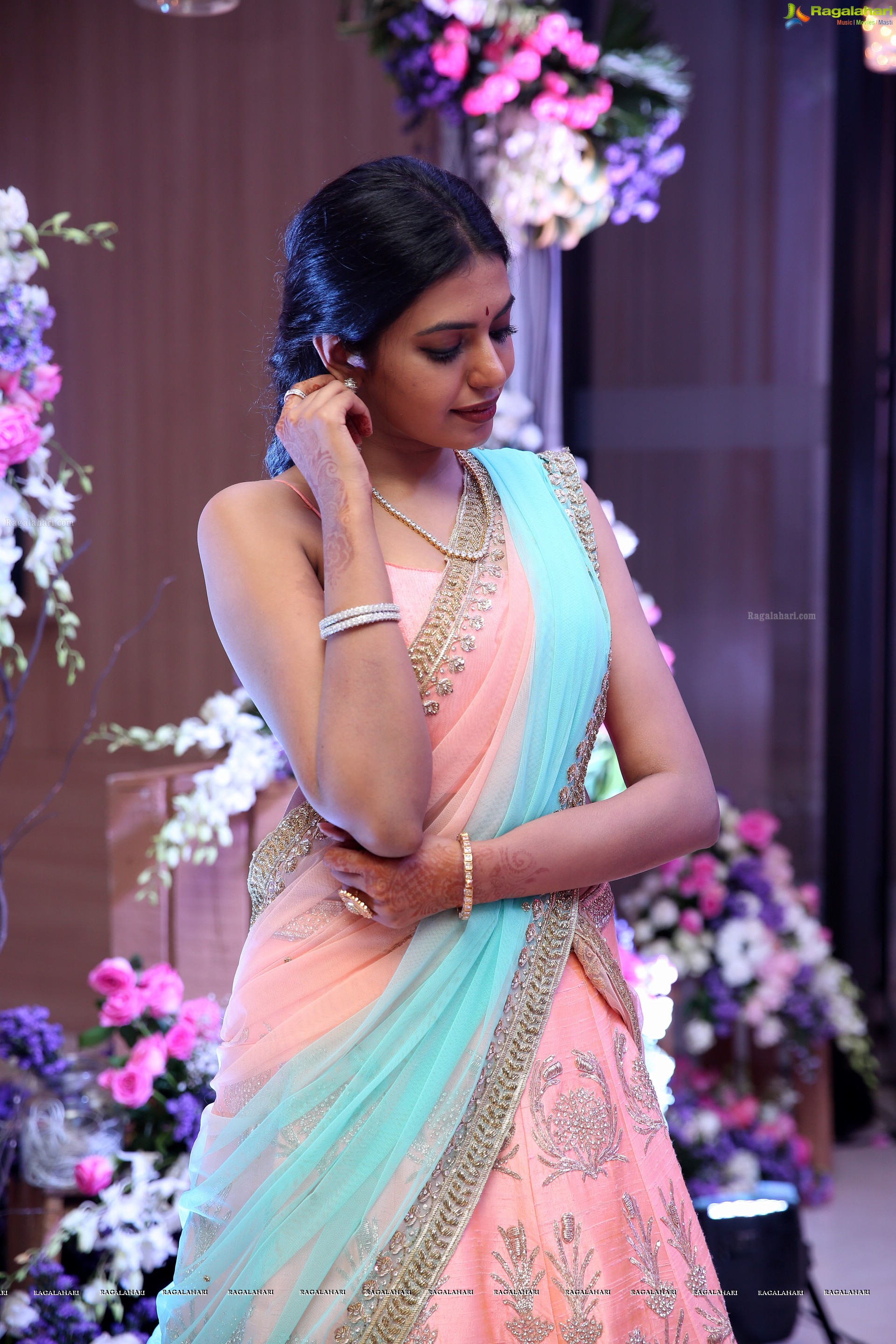 Shivani Rajasekhar at Karthi-Depthi Engagement Ceremony (High Definition Photos)