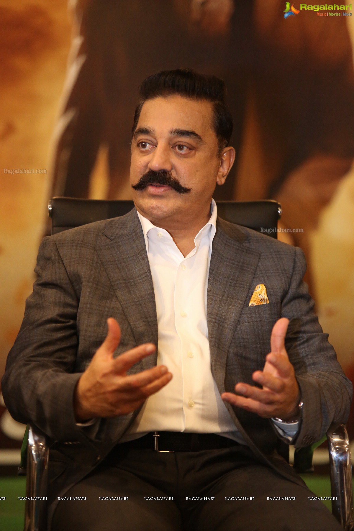 Kamal Haasan at Vishwaroopam 2 Press Meet